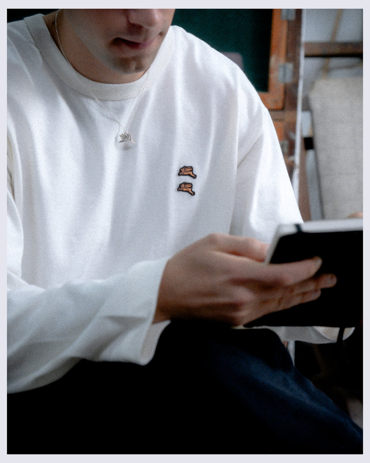 Manga Longa Off-white Lêpre