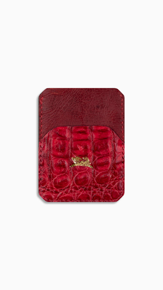 Card Holder Lêpre - 2/10 Vermelho