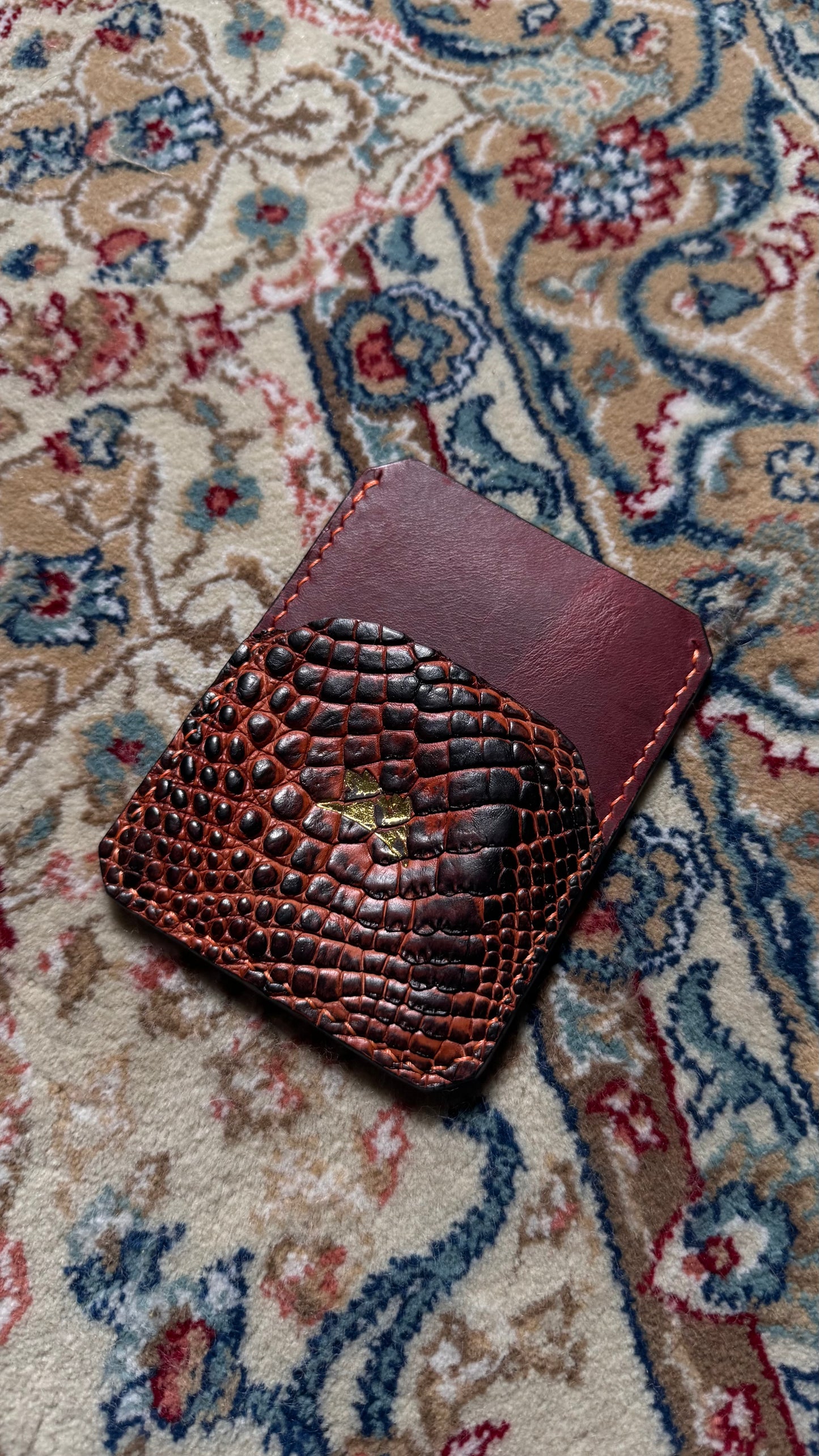 Card Holder Lêpre - 6/10 Laranja