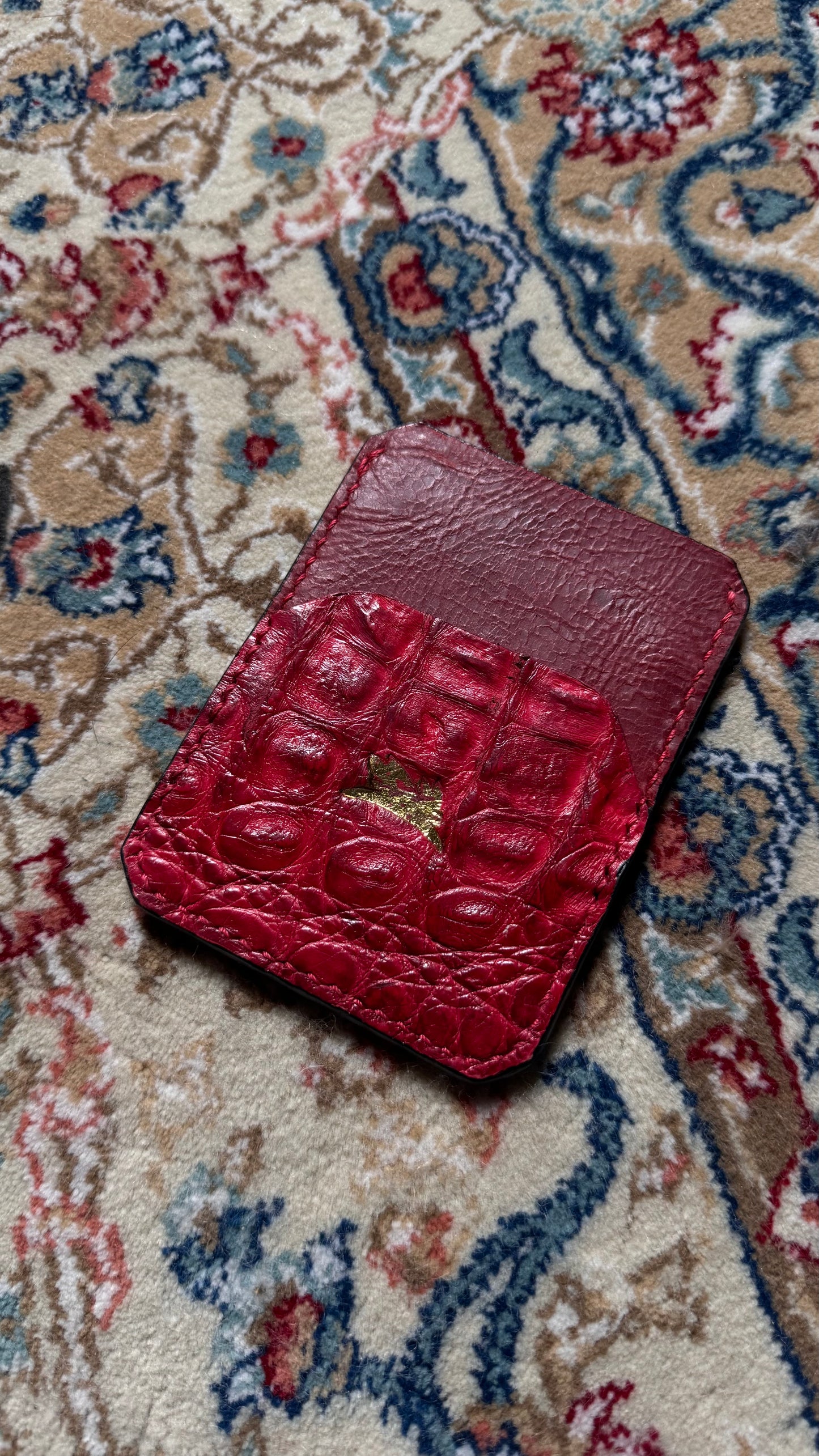 Card Holder Lêpre - 2/10 Vermelho