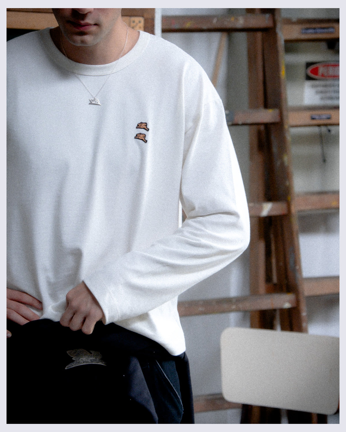 Manga Longa Off-white Lêpre