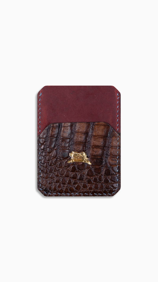 Card Holder Lêpre - 8/10 Marrom escuro