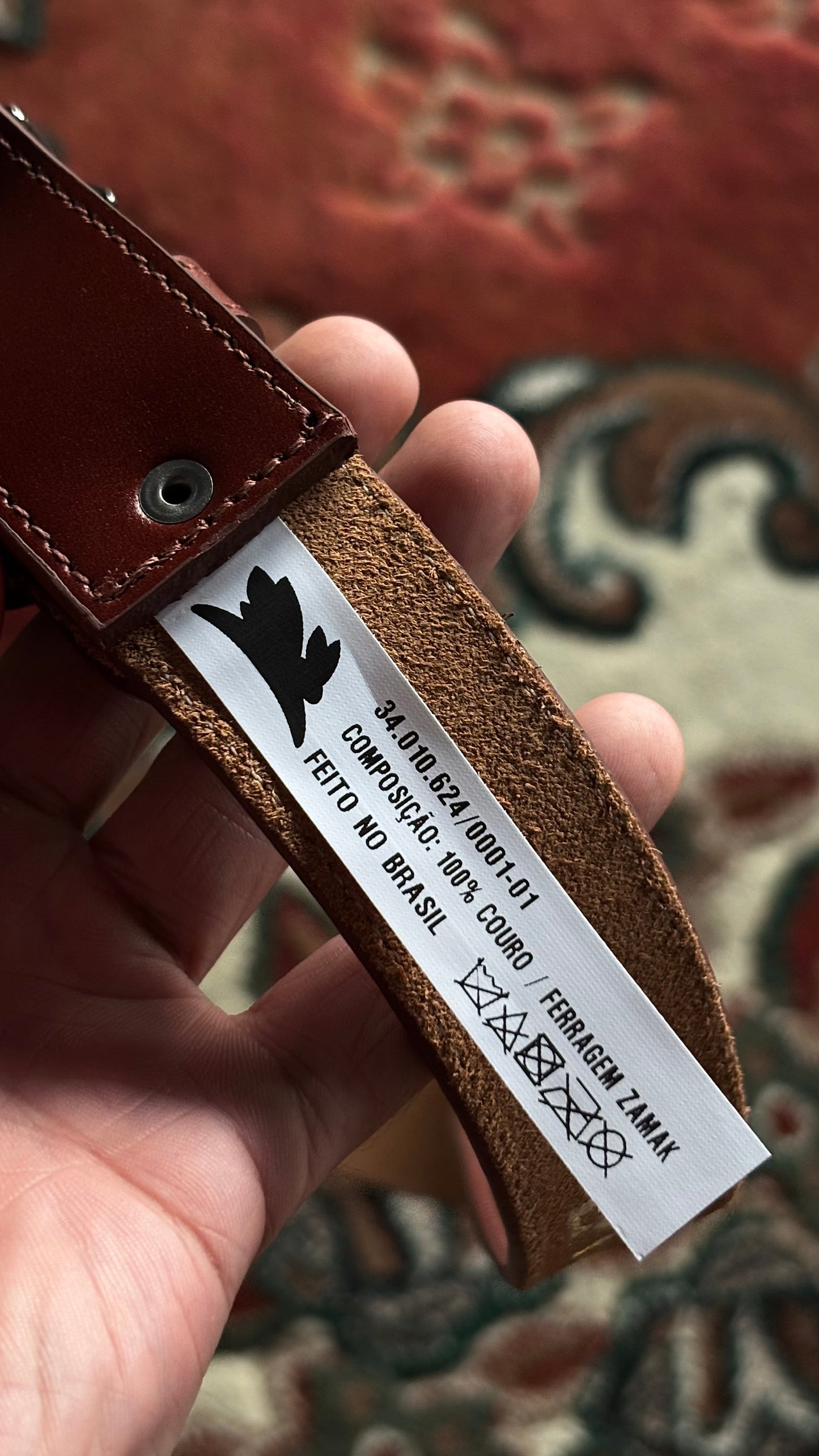 Cinto "Lê Belt Engraved”