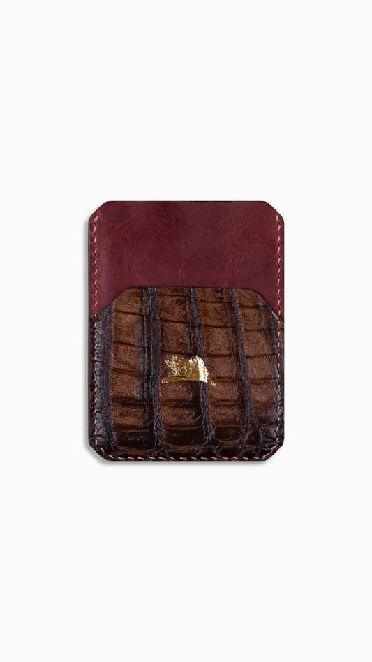 Card Holder Lêpre - 5/10 Marrom escuro