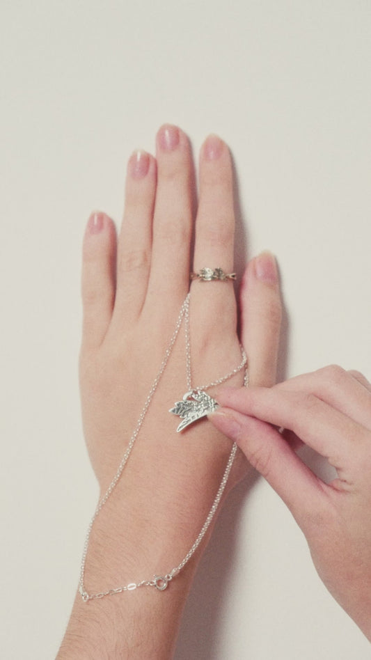 Silver Necklace "Engraved"